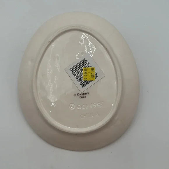 Vintage Fitz And Floyd Girl Bunny Platter - Picture 6 of 16